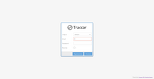Traccar login